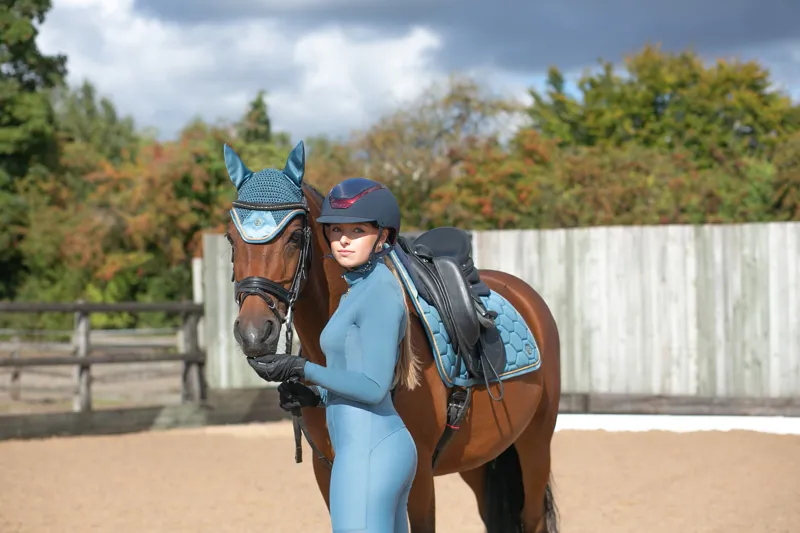 Coldstream Ednam Riding Tights - Slate Blue-6